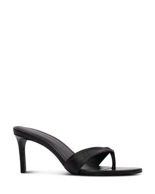 Women's Aura 70 Thong Mule Sandals by BLACK SUEDE STUDIO
