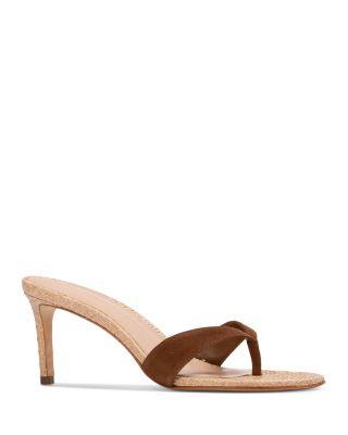 Women's Aura 70 Thong Mule Sandals by BLACK SUEDE STUDIO