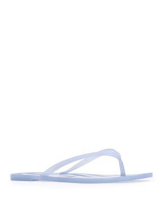 Women's Crystal Jelly Flip Flops by BLACK SUEDE STUDIO