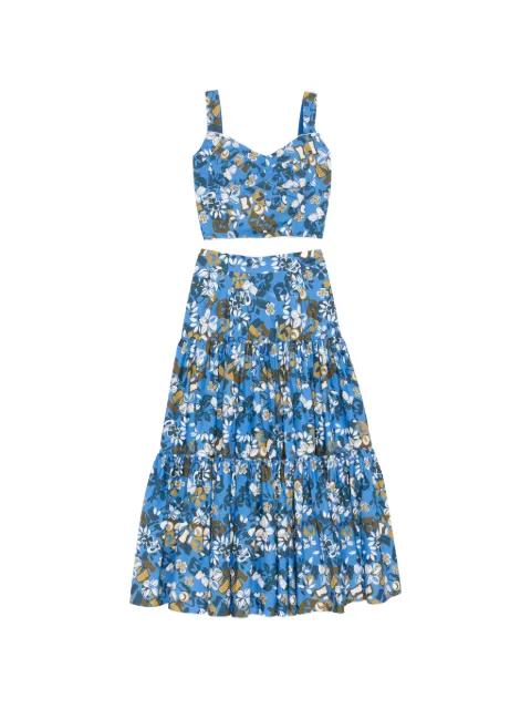 all-over floral print skirt by BLAKLACE