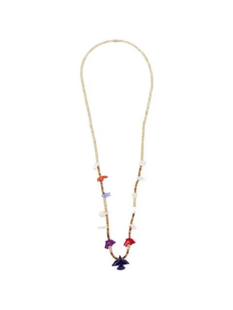 beaded charm necklace by BLAKLACE