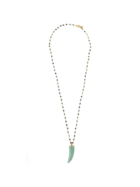 beaded gem necklace by BLAKLACE