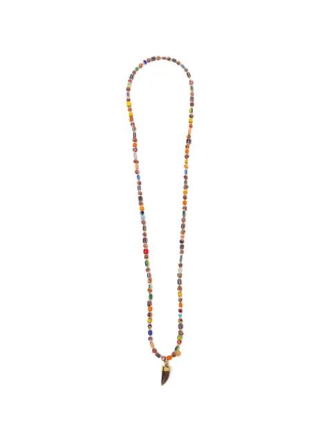 beaded pendant necklace by BLAKLACE
