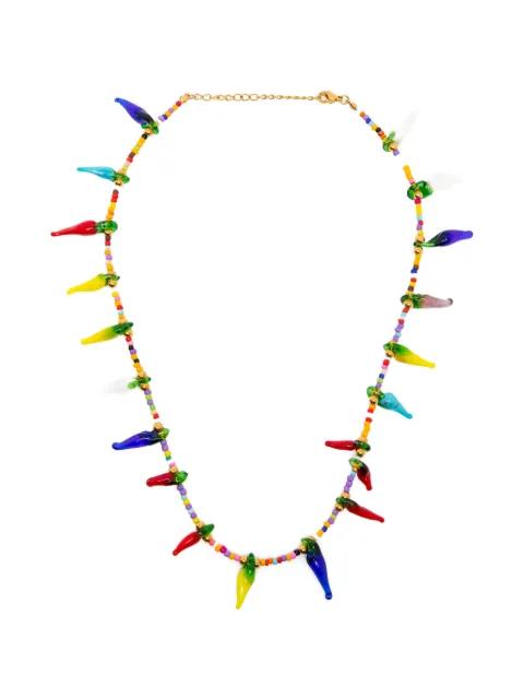 beaded pepper necklace by BLAKLACE