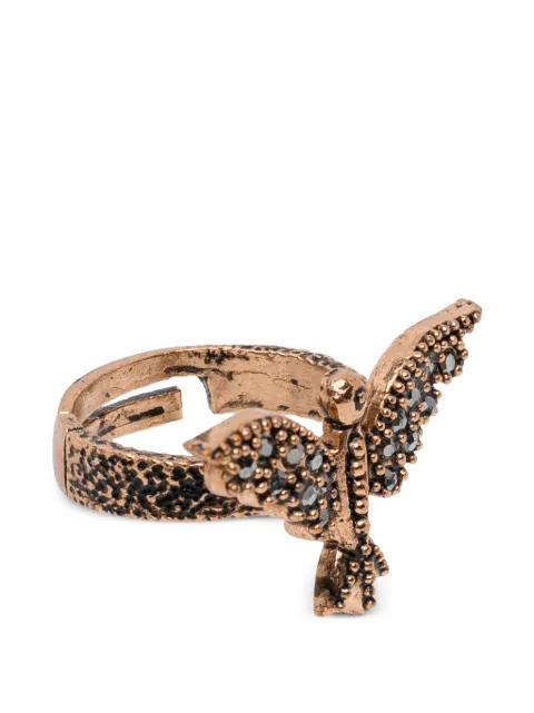 bird shape ring by BLAKLACE