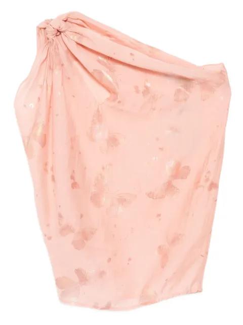 butterfly-print top by BLAKLACE
