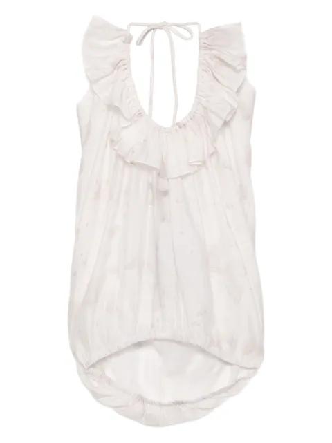 butterfly-print top by BLAKLACE