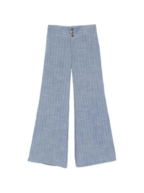 button checked trousers by BLAKLACE