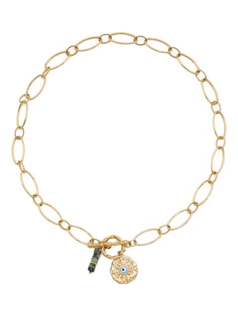 evil-eye necklace by BLAKLACE