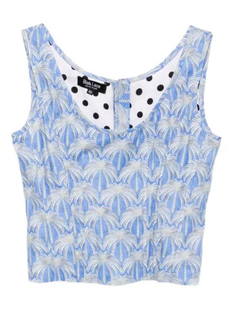 graphic-print tank top by BLAKLACE