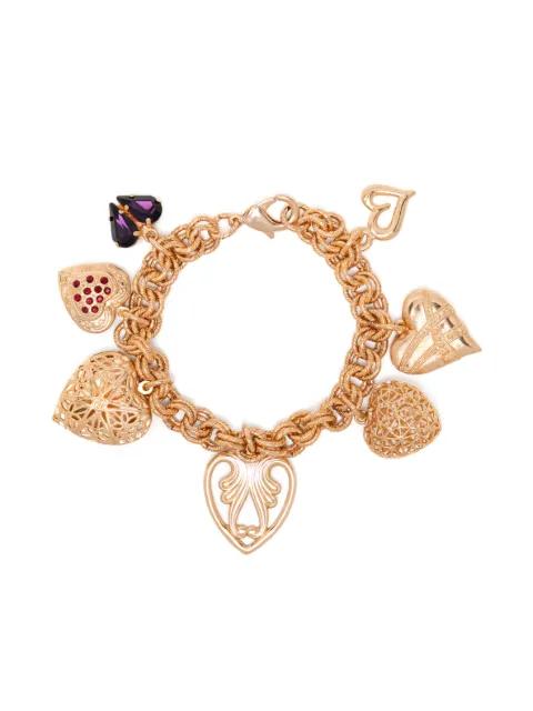 heart charm bracelet by BLAKLACE