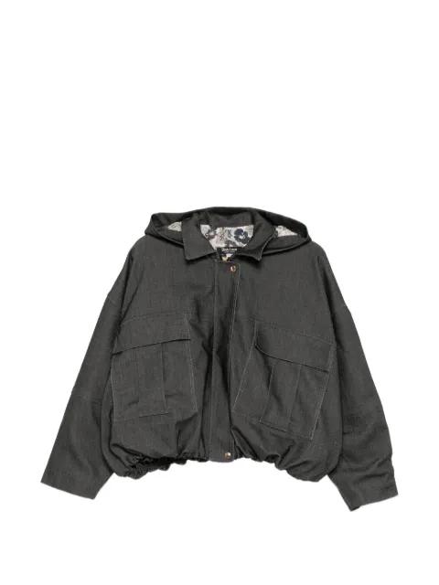 hoodied pocket jacket by BLAKLACE