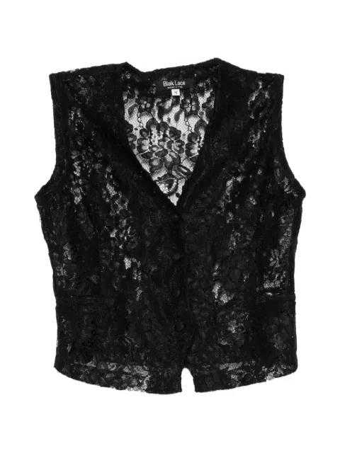 lace V-neck top by BLAKLACE