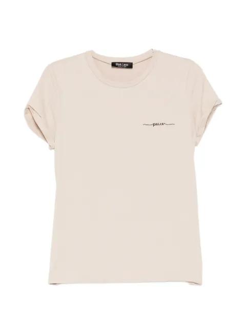 logo-embroidered T-shirt by BLAKLACE