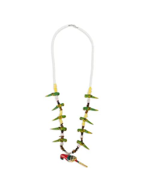 parrot beaded necklace by BLAKLACE