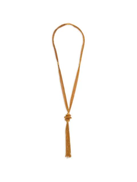 tassel necklace by BLAKLACE