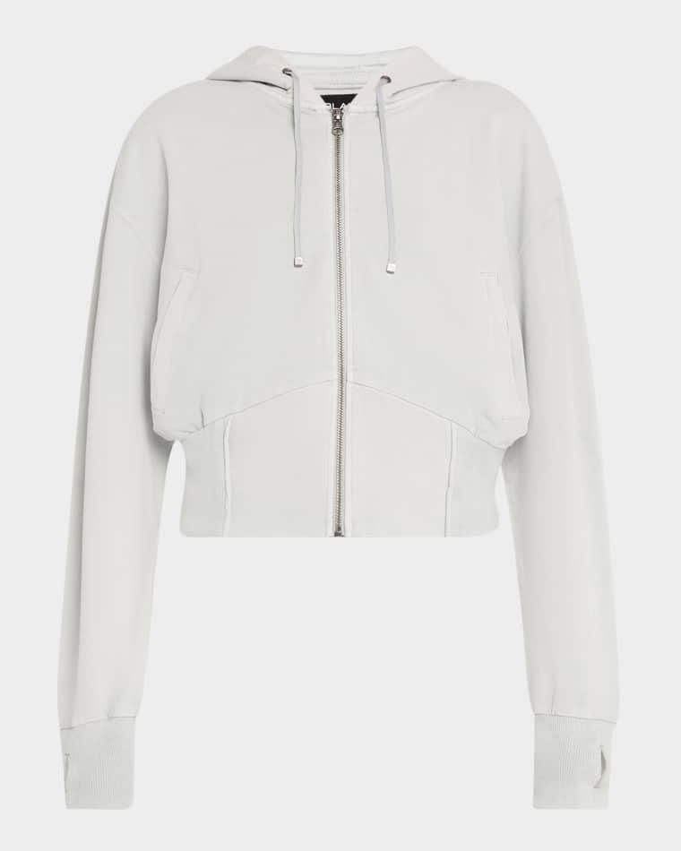 Allegra Raw-Edge Hoodie by BLANC NOIR