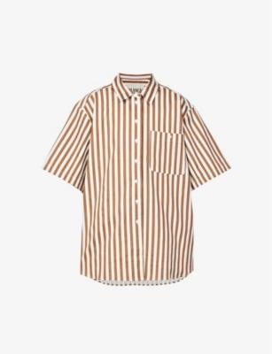 Bobby relaxed-fit striped stretch-cotton shirt by BLANCA STUDIO