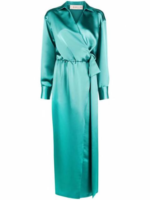 Acena wrap dress by BLANCA VITA