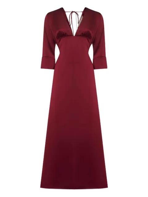 Albox flared maxi dress by BLANCA VITA