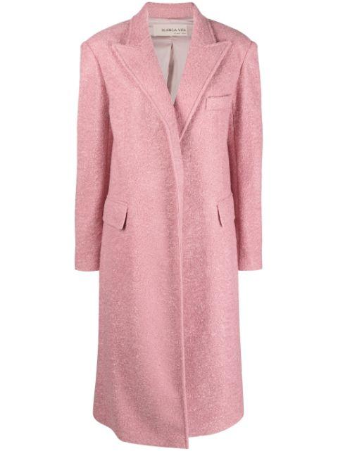 Camelia felted long coat by BLANCA VITA