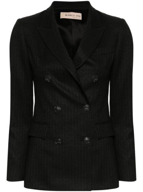 Godezia pinstripe blazer by BLANCA VITA
