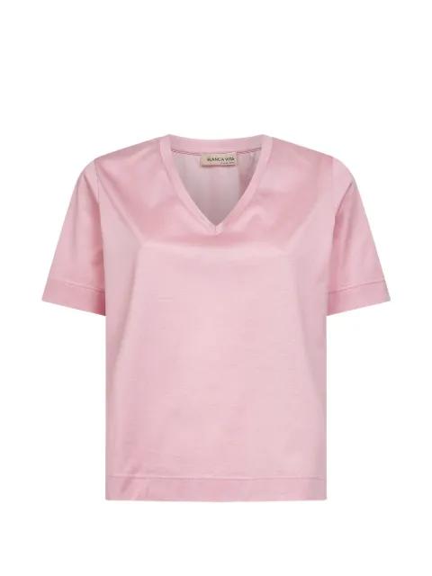 V-neck T-shirt by BLANCA VITA