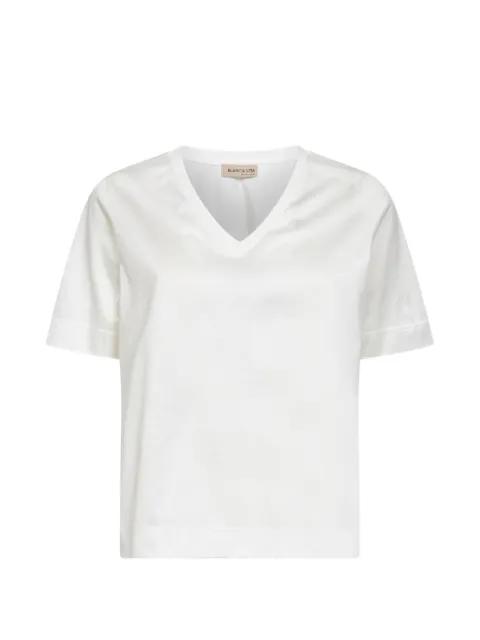 V-neck short-sleeve T-shirt by BLANCA VITA