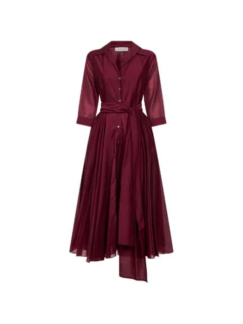 belted shirt dress by BLANCA VITA