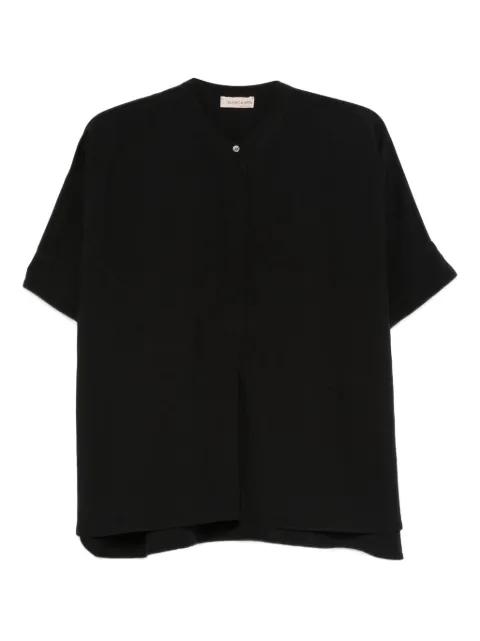 button-fastening short-sleeve shirt by BLANCA VITA