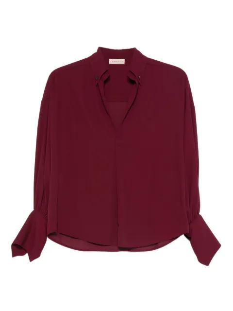 buttoned-cuffs top by BLANCA VITA
