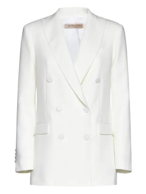 double-breasted blazer by BLANCA VITA