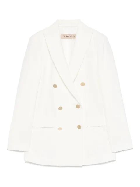 double-breasted blazer by BLANCA VITA
