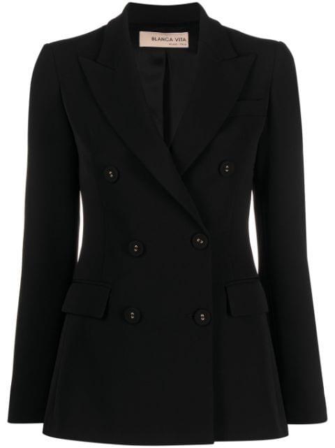 double-breasted blazer by BLANCA VITA