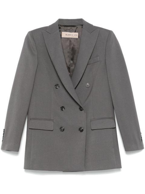 double-breasted blazer by BLANCA VITA