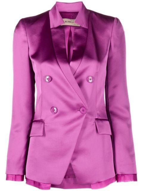 double-breasted blazer by BLANCA VITA