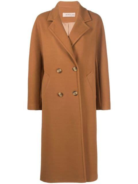 double-breasted coat by BLANCA VITA