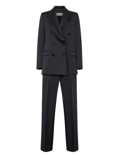 double-breasted peak-lapel suit by BLANCA VITA