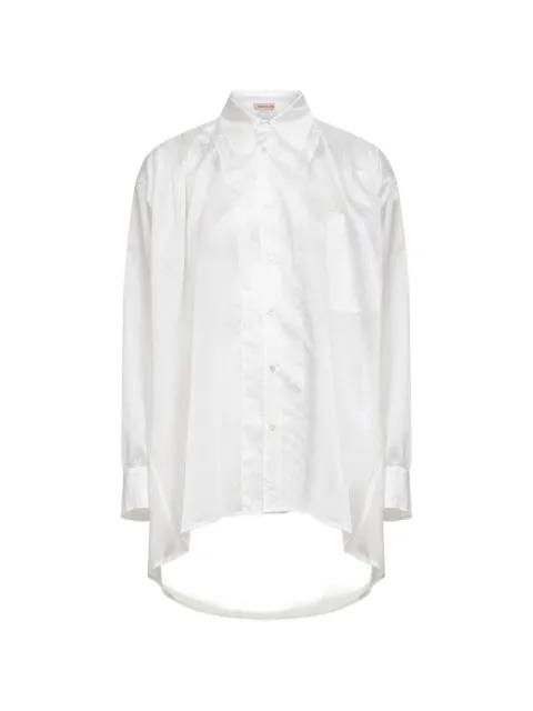 dropped-shoulders chest-pocket shirt by BLANCA VITA