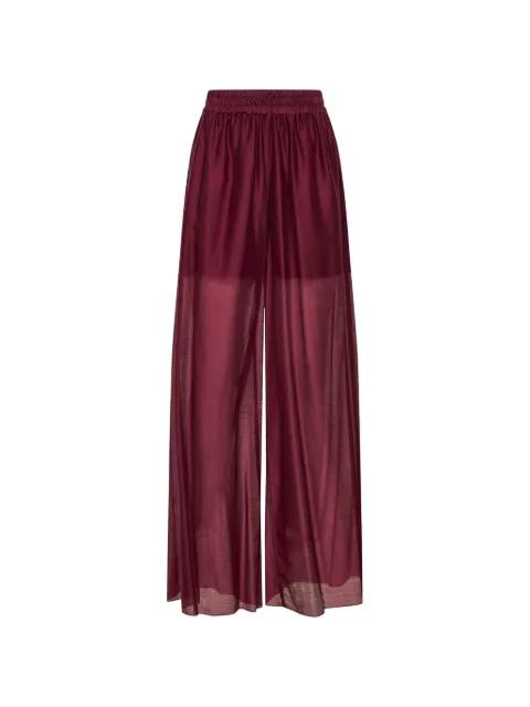 elasticated-waist pants by BLANCA VITA