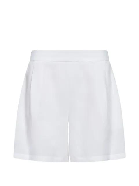 elasticated-waistband pleated shorts by BLANCA VITA