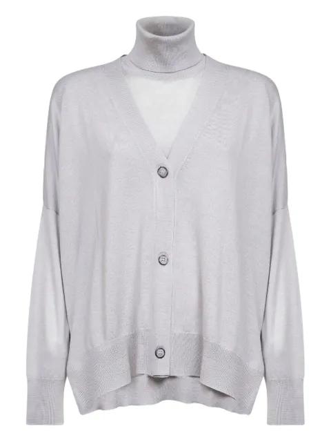 fine-knit cardigan and jumper set by BLANCA VITA