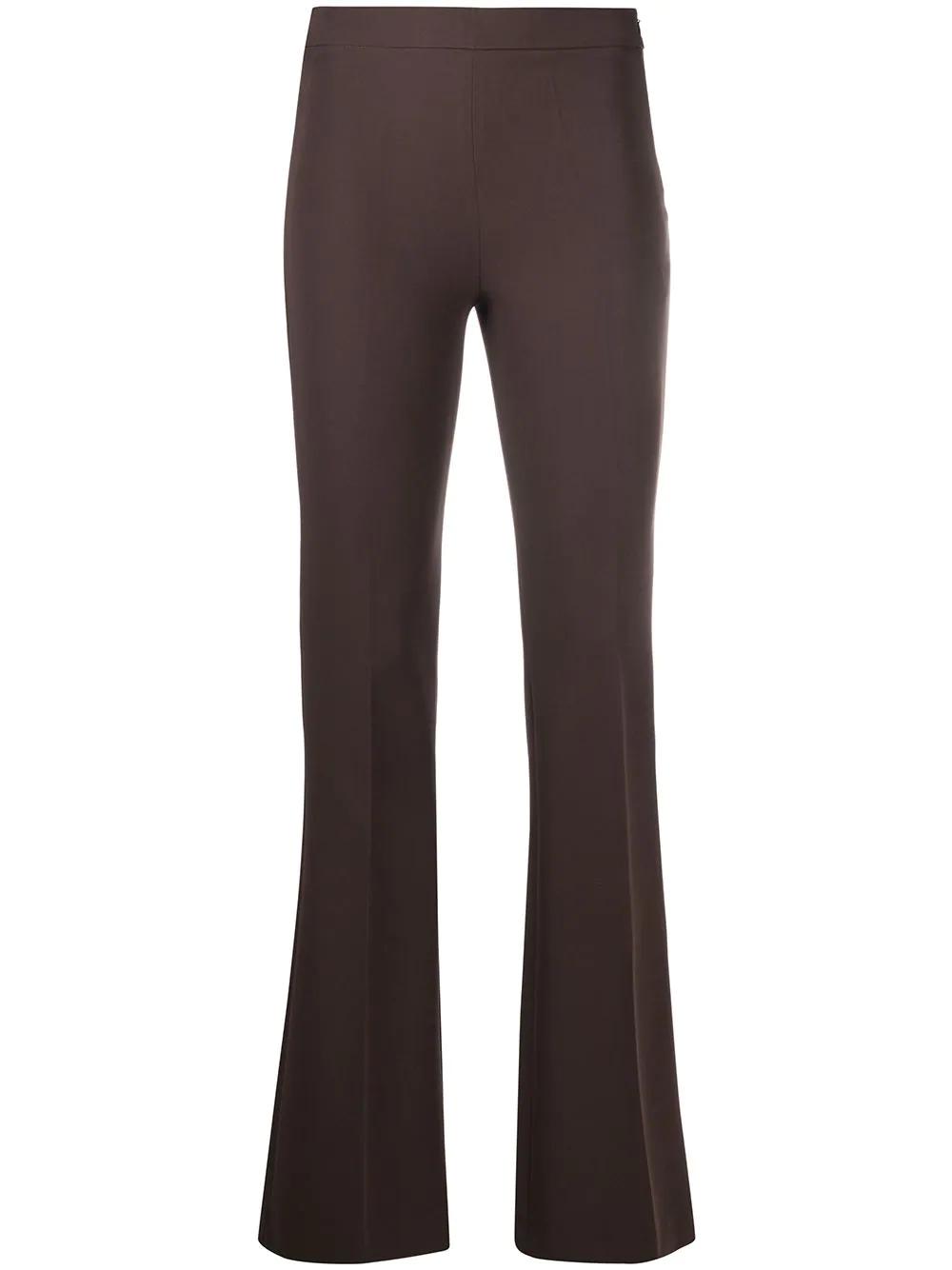 fitted flare trousers by BLANCA VITA