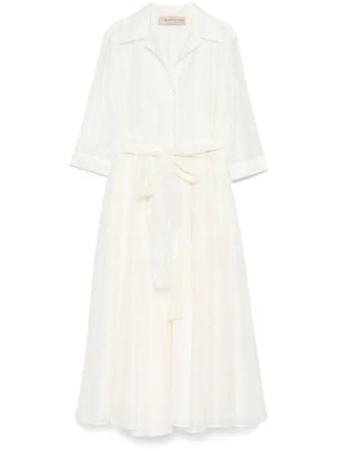flared midi dress by BLANCA VITA