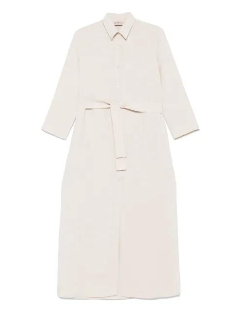 linen midi dress by BLANCA VITA