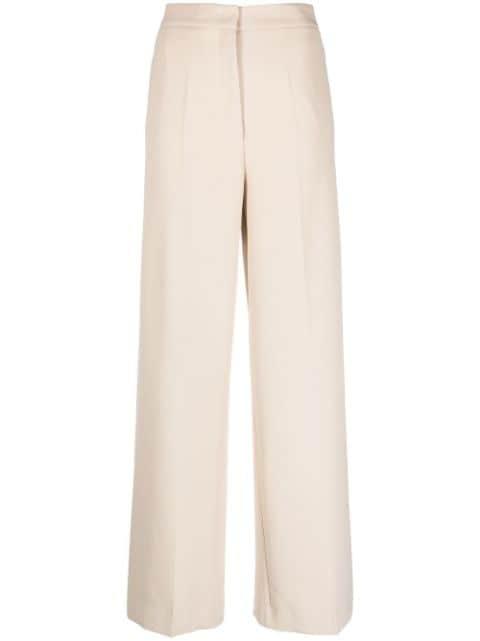 overlapping-panel palazzo pants by BLANCA VITA