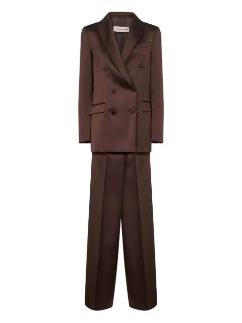 peak-lapel double-breasted suit by BLANCA VITA