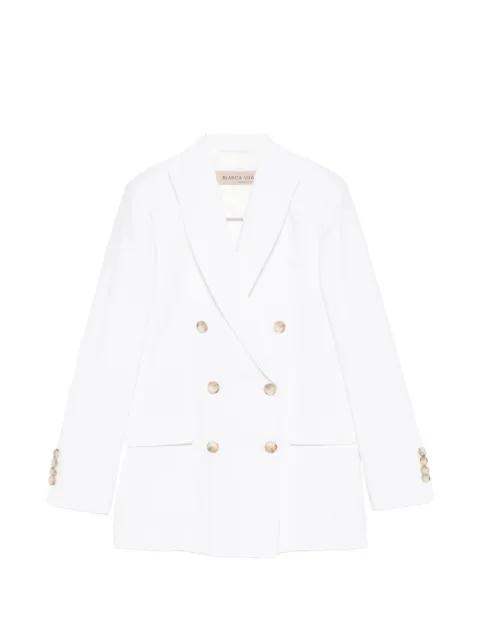 peaked-lapel double-breasted blazer by BLANCA VITA