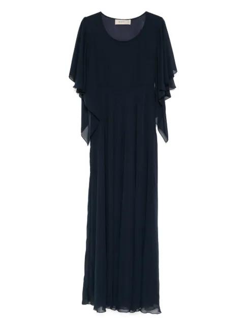 pleated maxi dress by BLANCA VITA