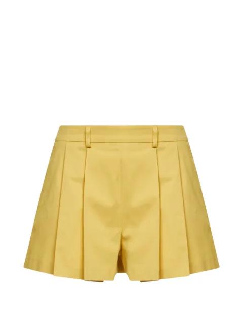 pleated-motif shorts by BLANCA VITA